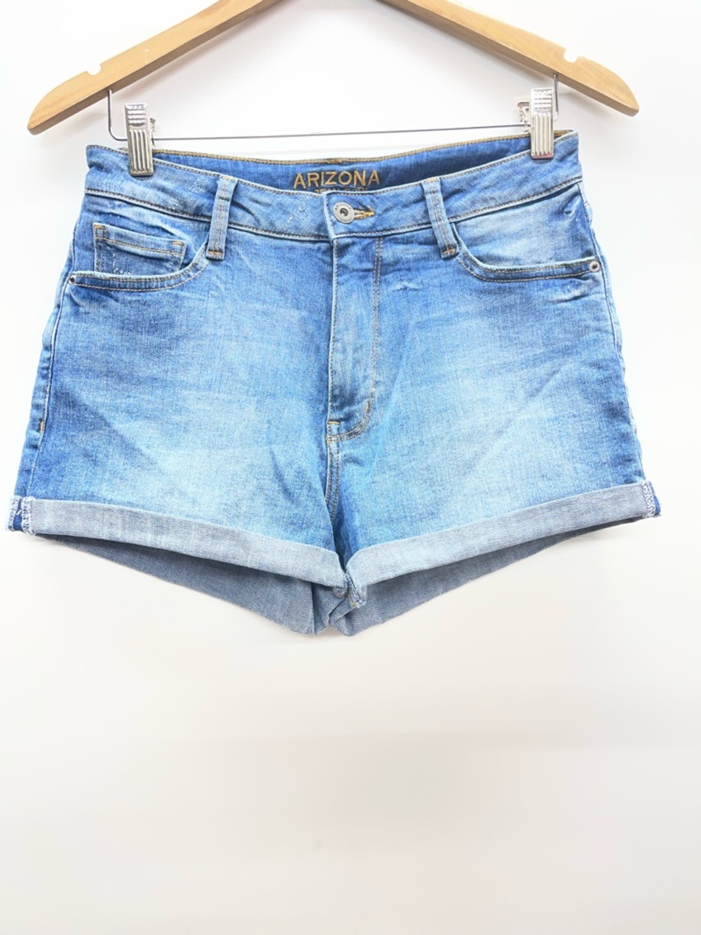 Arizona Jean Company‎ Light Blue Rolled Hem Denim Shorts